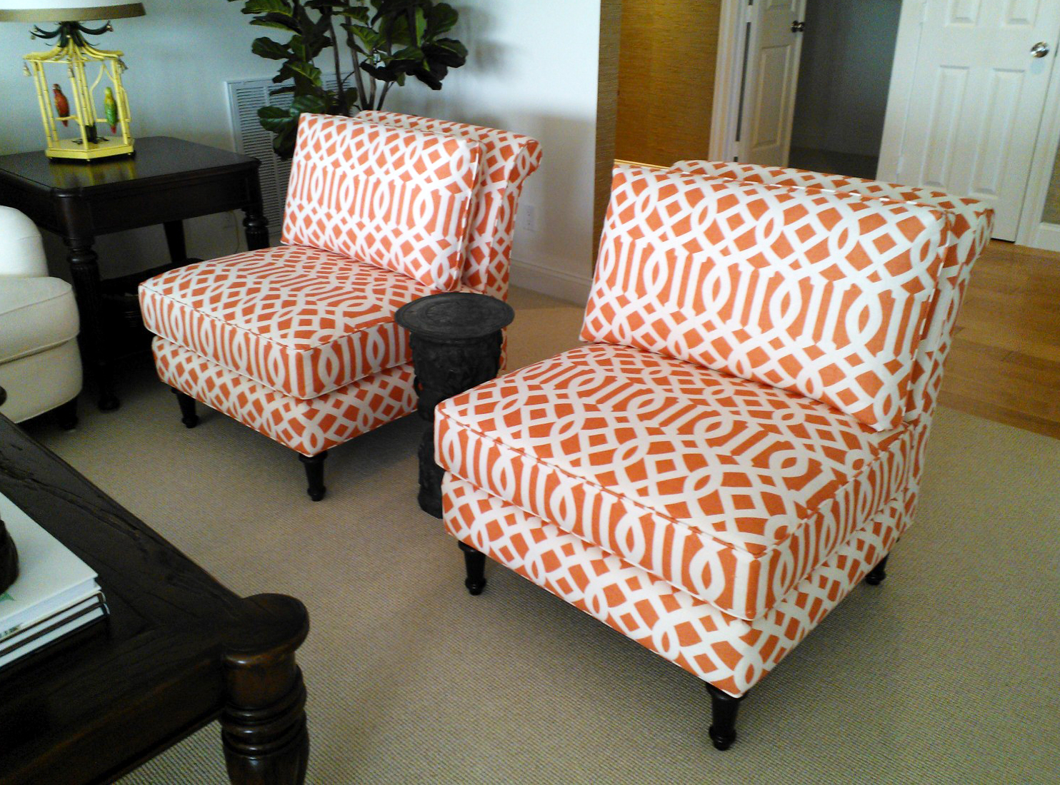 pattern-fabric-slipper-chairs
